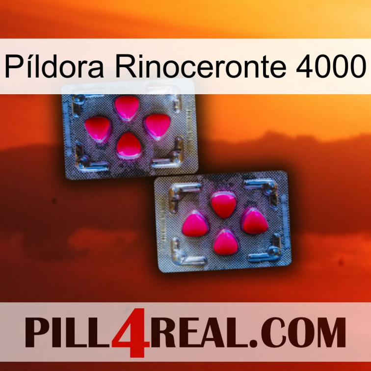 Píldora Rinoceronte 4000 15